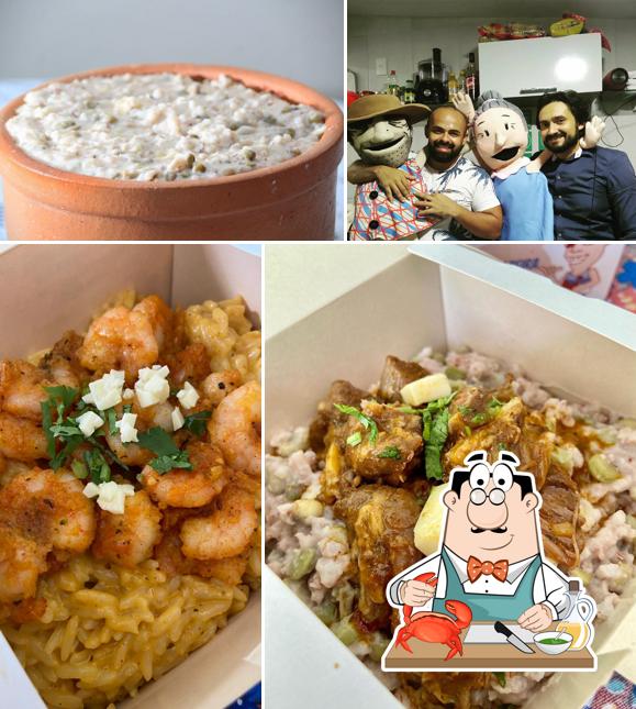 Peça frutos do mar no Comedoria do Cabeça