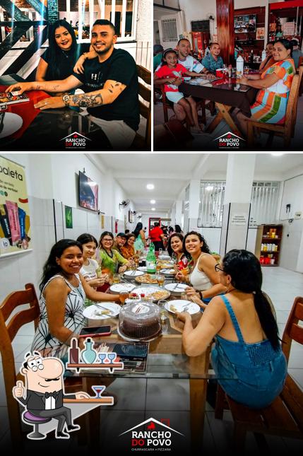 Veja imagens do interior do Churrascaria & Pizzaria Rancho do Povo O Paulinho