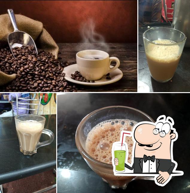 Enjoy a beverage at Mathi Tea Stall&hotel