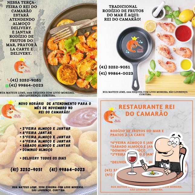 Platos en Restaurante Rei Do Camarão