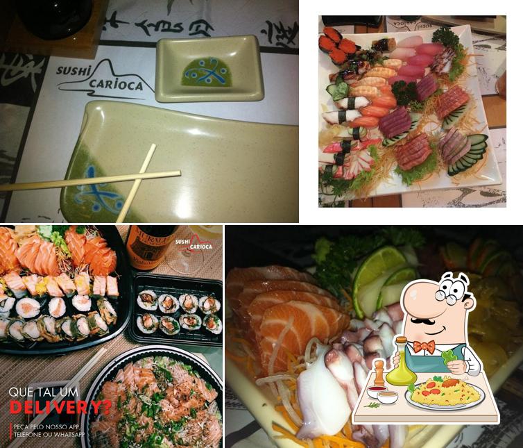 Comida em Sushi Carioca