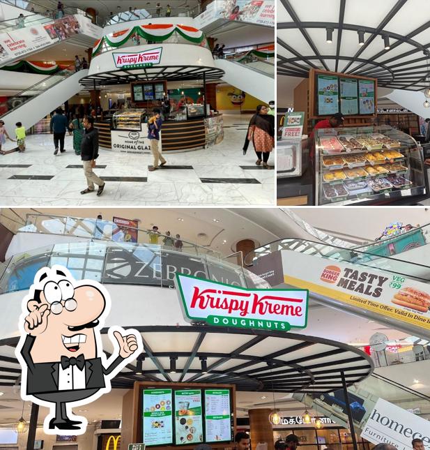 Check out how Krispy Kreme Doughnuts & Coffee looks inside