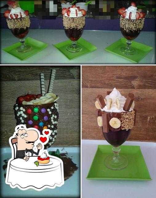 Casa do Açaí & Tapioca oferece uma seleção de sobremesas