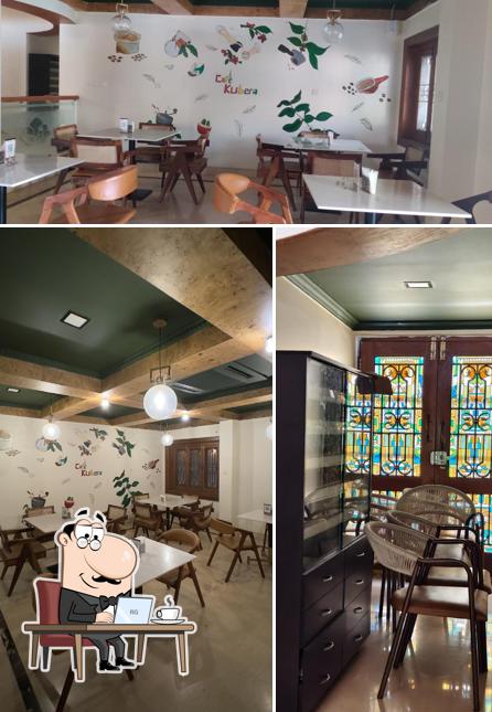 The interior of cafe kubera