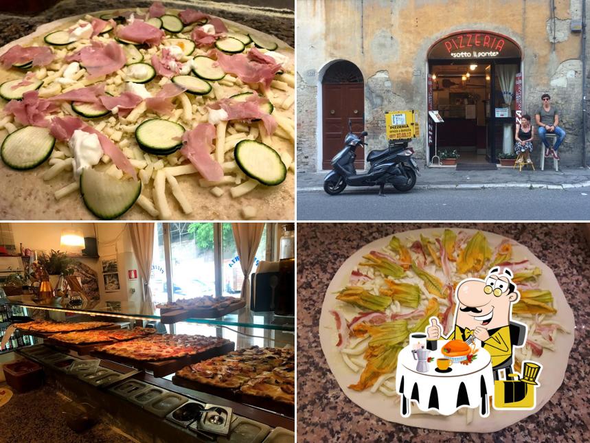 Platti al Pizzeria Sotto Il Ponte