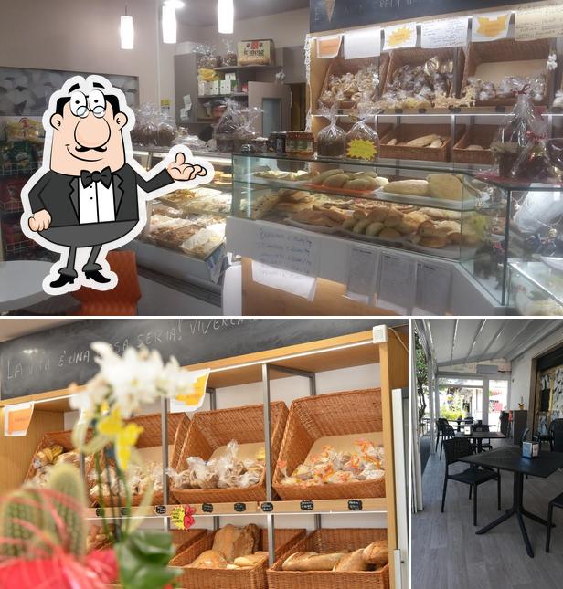 La foto di interni e cibo da Panificio La Dispensa