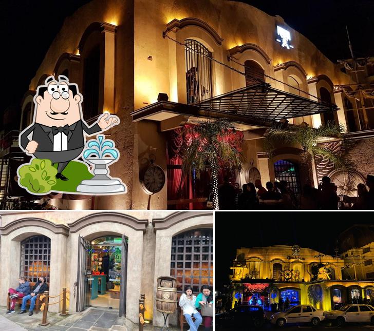 Desfrute da vista do exterior Pizzaria Cara de Mau