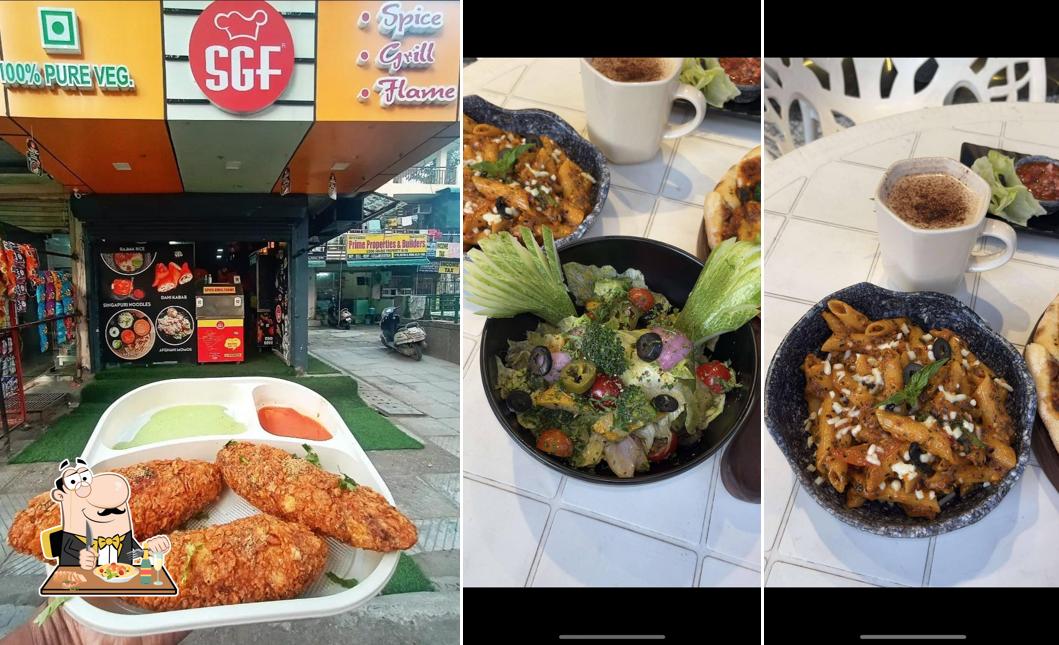 Meals at SGF Spice grill flame