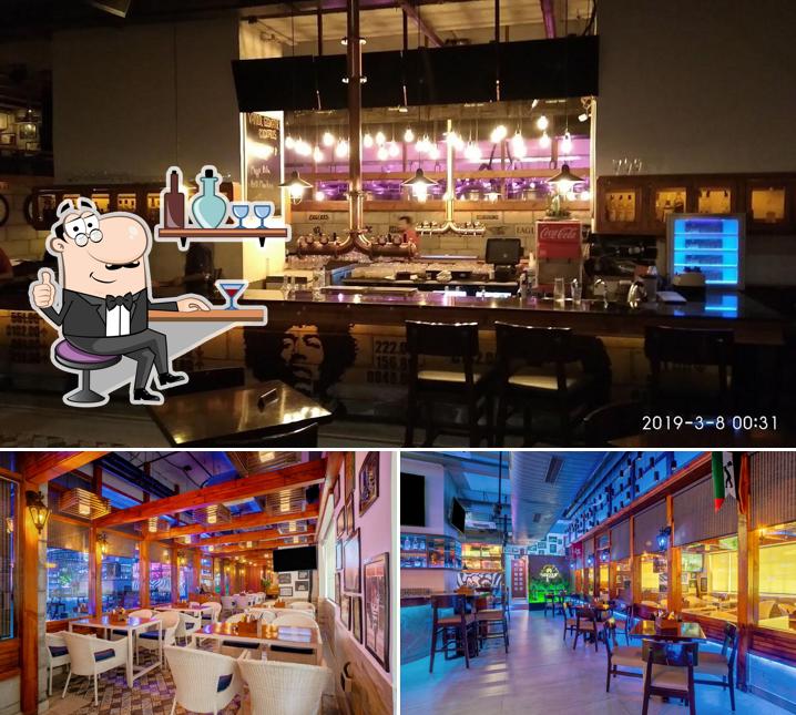 The interior of Vapour Bar Exchange