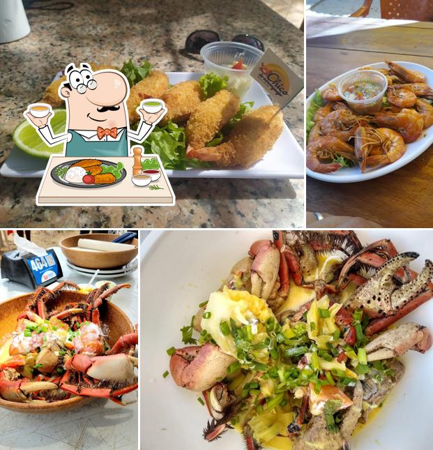 Comida em Chico do Caranguejo Praia
