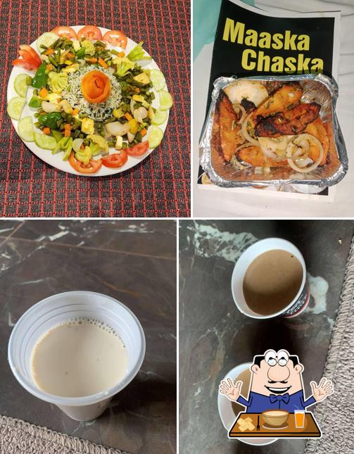 Food at MASKA CHASKA Restaurant and Cafe
