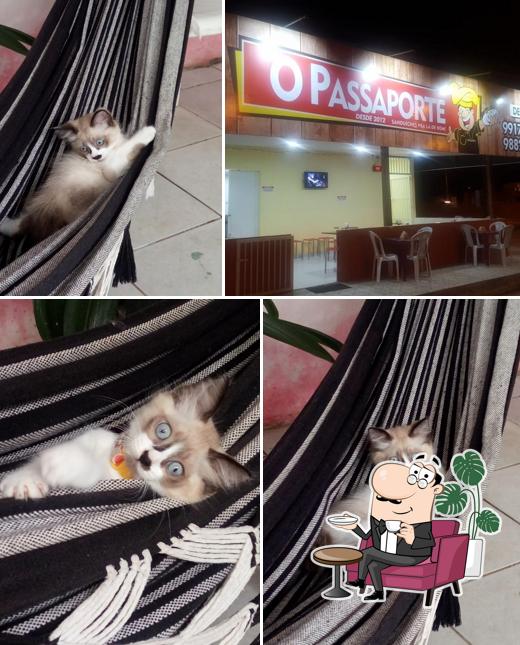 O interior do O Passaporte