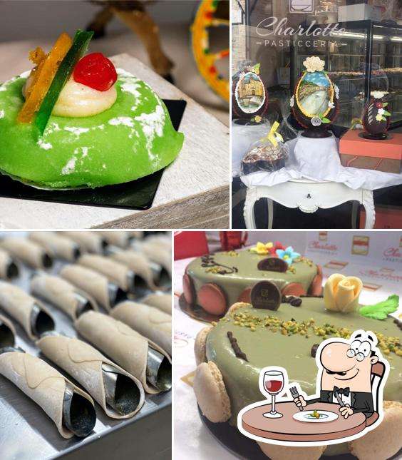 Platti al Pasticceria Charlotte