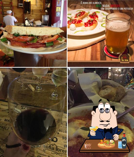 Bruschettas em IL Pan-Drino