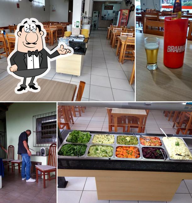 O interior do Restaurante Casa Nova