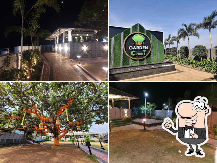 Enjoy the view outside Hotel Garden Court