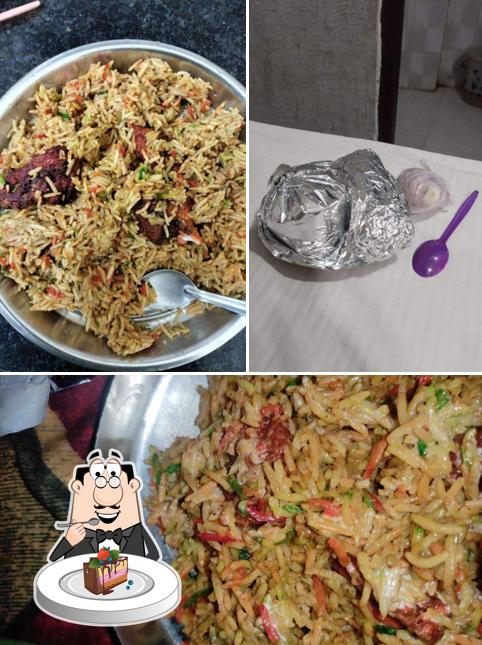 Chocolate cake at Chicken Town