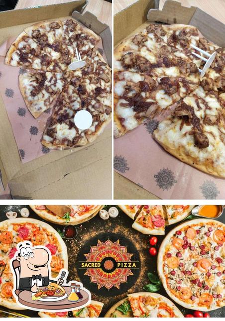 Get pizza at Sacred Pizza
