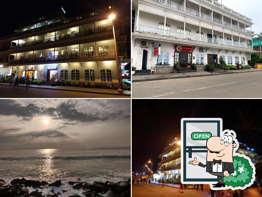 The exterior is an important feature of Hotel Ajantha Sea View