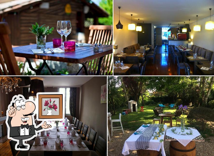 Installez-vous à l'une des tables de Chez Titut