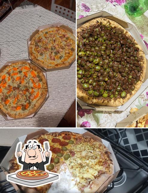 Escolha diferentes estilos de pizza