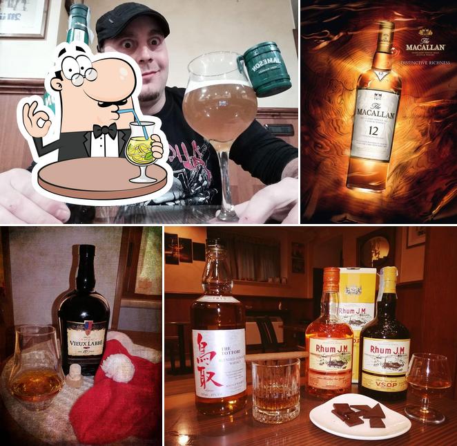 Prenditi un drink dal menu