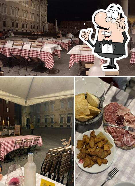 Gli interni di Osteria di Modena Rossi