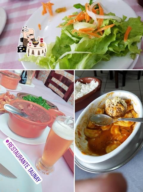 Platos en Restaurante Taunay