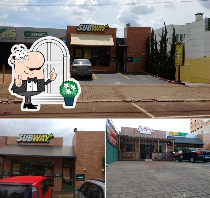 O exterior do Subway