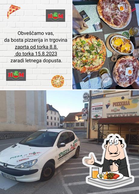 Picerija HOM si caratterizza per la cibo e esterno