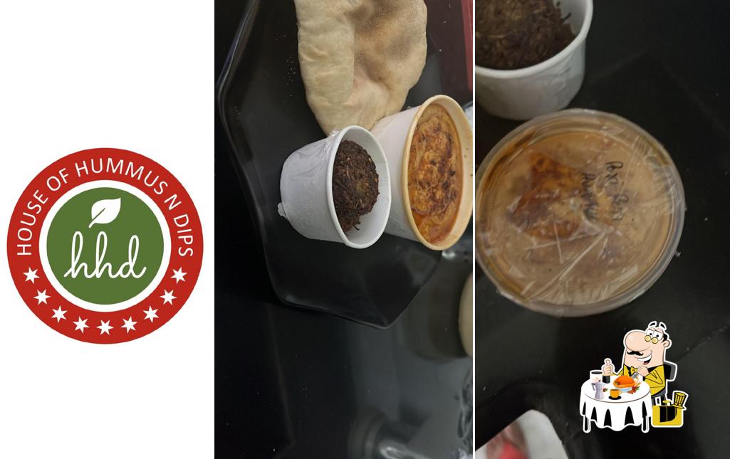 Food at House of Hummus N Dips