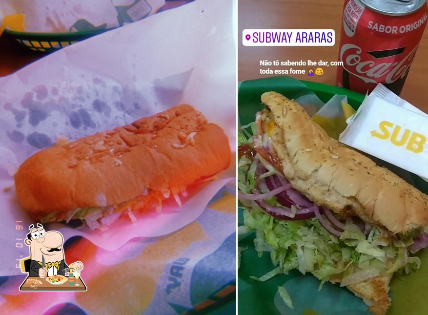 Comida em Subway
