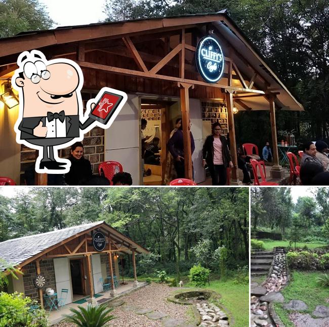 Enjoy the view outside Cliffy's Cafe