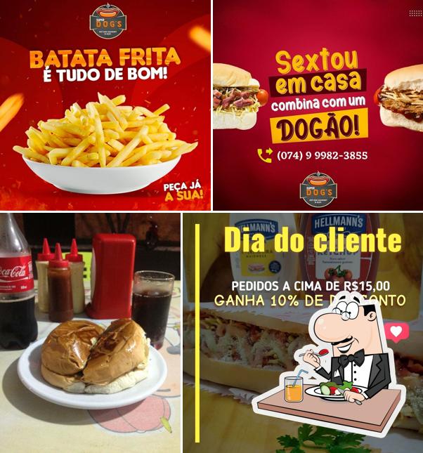 Sanduíche de carne de porco desfiada em Super Dog