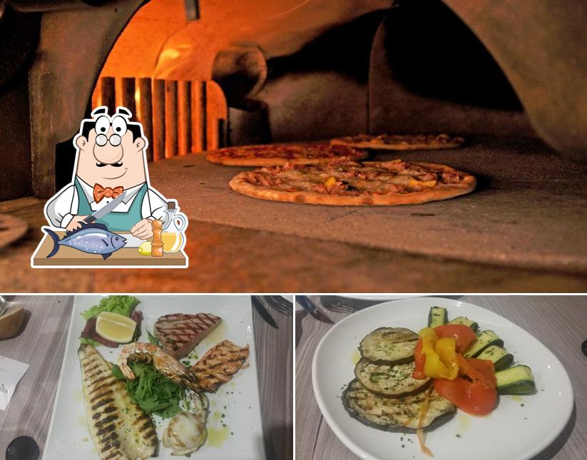 Salmone grigliato al Ristorante Pizzeria la Rosa