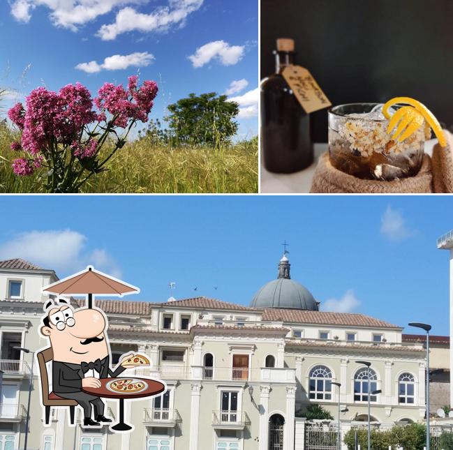 White Pizza Restaurant Lounge Bar si caratterizza per la esterno e birra