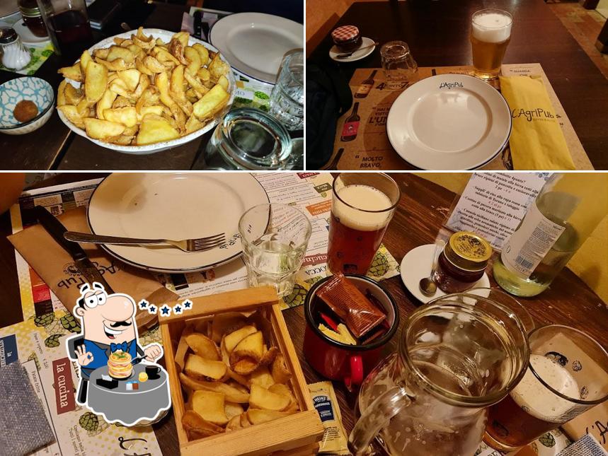 Cibo al L'AgriPub Opperbacco
