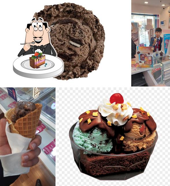 Chocolate cake at Baskin Robbins