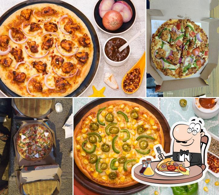 Pick various kinds of pizza