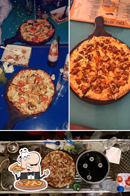 Pick pizza at Tiki Shack - Jubilee Hills