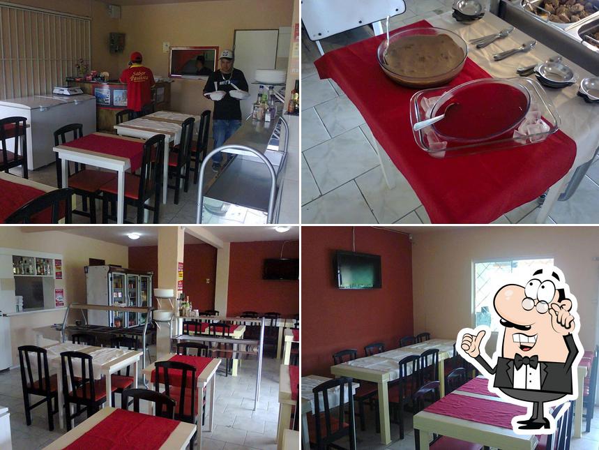 O interior do Sabor Paulista