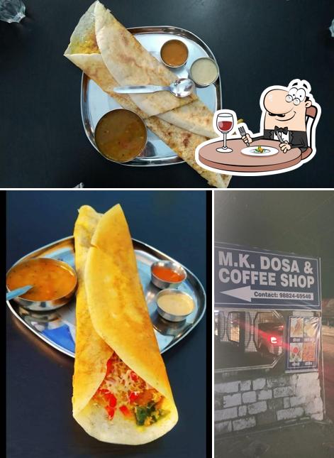 Food at MK DOSA & COFFEE SHOP