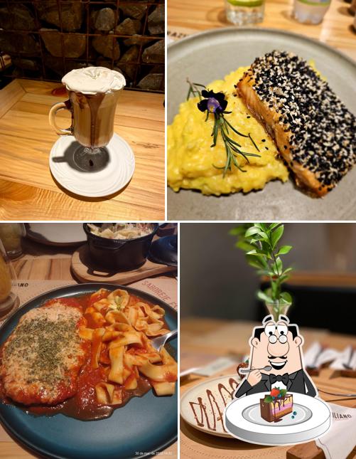 Bolo de chocolate em Braziliano Café • Bar • Restaurante