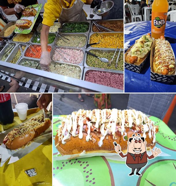 Comida em Hot Dog do Magnata