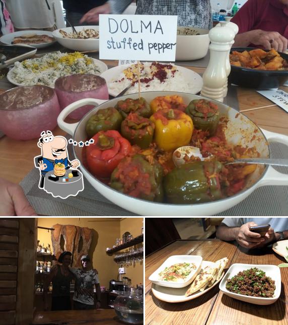 Food at Darvish Persian & Spanish Restaurant