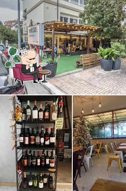 La interni e esterno del ristorante