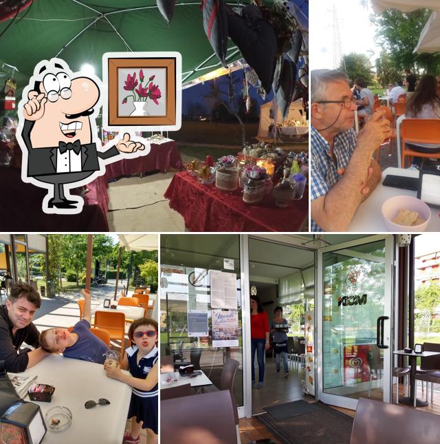 Gli interni di Bar Cafè Modì