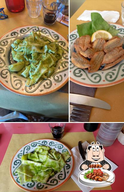 Platti al Trattoria dei Cacciatori