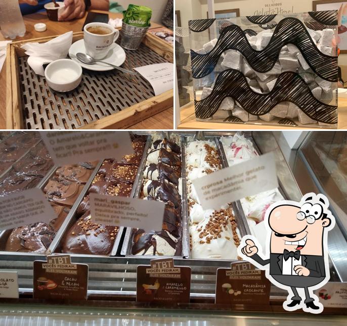 O interior do Bacio di Latte - Botafogo Praia Shop