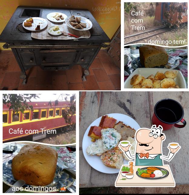 Platos en Café com Trem